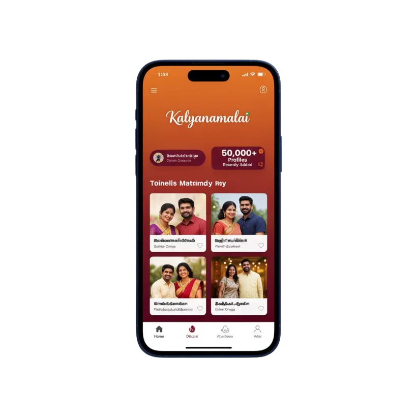Kalyanamalai mobile app preview