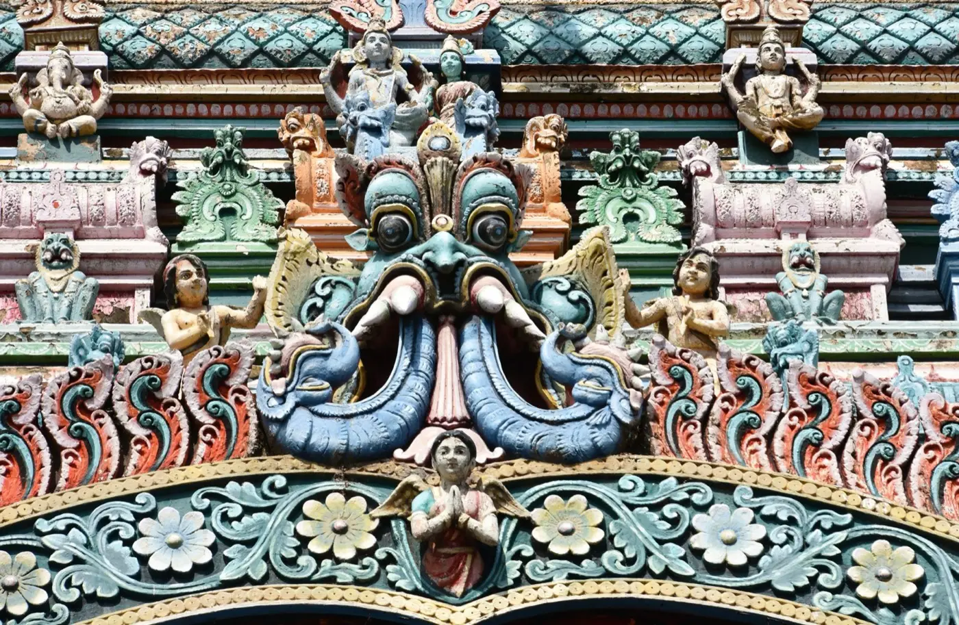Eastern gopuram of the Meenakshi Amman Temple, Madurai